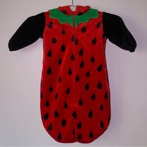 Miniwear 0-9 mo Baby Strawberry Costume